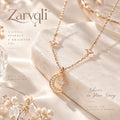 Zarvqli™ Gold-Tone Moon & Starburst Charm Necklace view 1