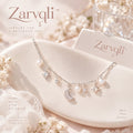 Zarvqli™ Silver-Tone Pearl Moon & Star Charm Necklace view 1