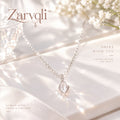 Zarvqli™ Silver-Tone Geometric Crystal Pendant Necklace view 1